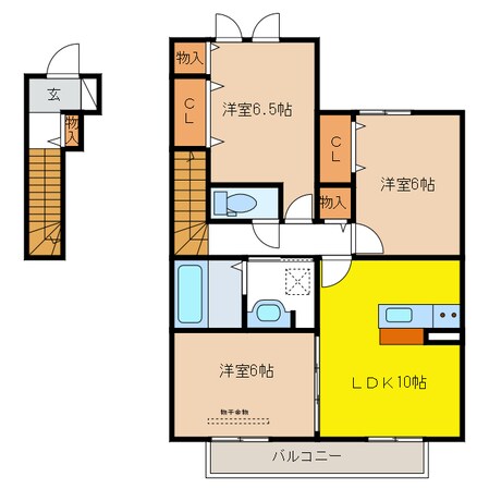 プラムハイムの物件間取画像